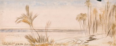 Wady Halfeh von Edward Lear